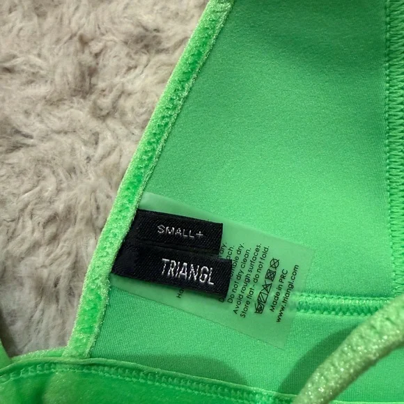 Triangl Neon Green Bikini Set - Picture 3 of 3